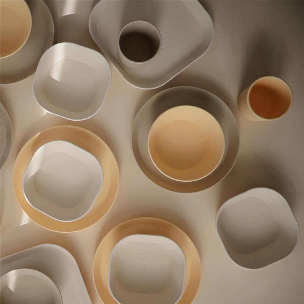 Mushie Trinkbecher 2er Set, Pale Daffodil, BPA-frei