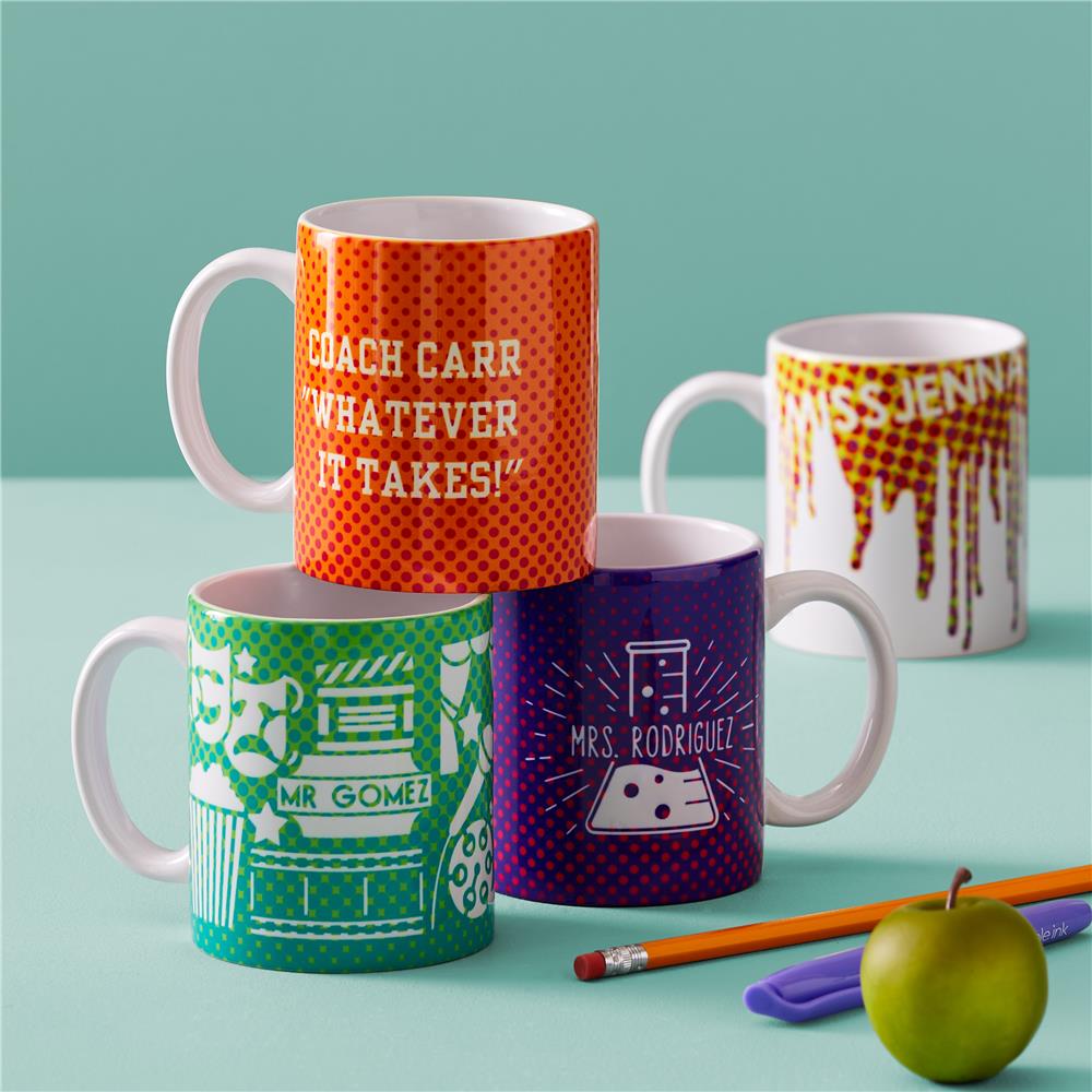 Cricut Tassen aus Keramik in Weiß Blank im 6er Set 440ml, Rohling für Mug Press
