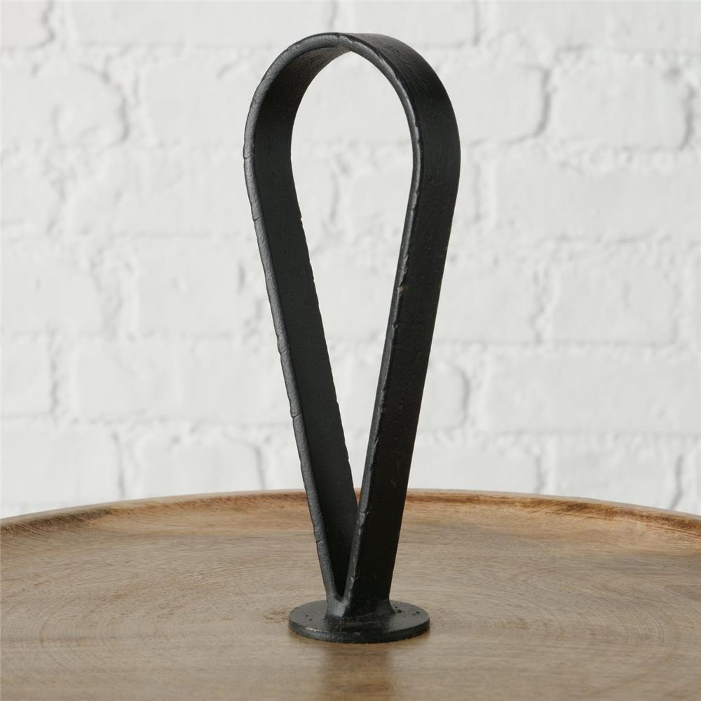 BOLTZE Etagere Kabir 35cm 2-stöckig Holz mit Griff für Dekoration Elegantes Skandinavisch Design