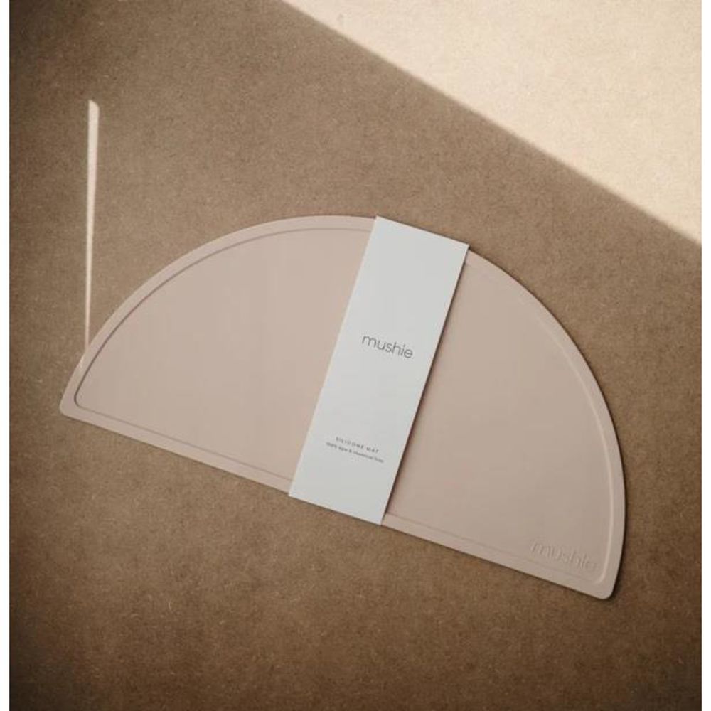 Mushie Silikon-Platzdeckchen, Blush, Tischset, BPA-frei