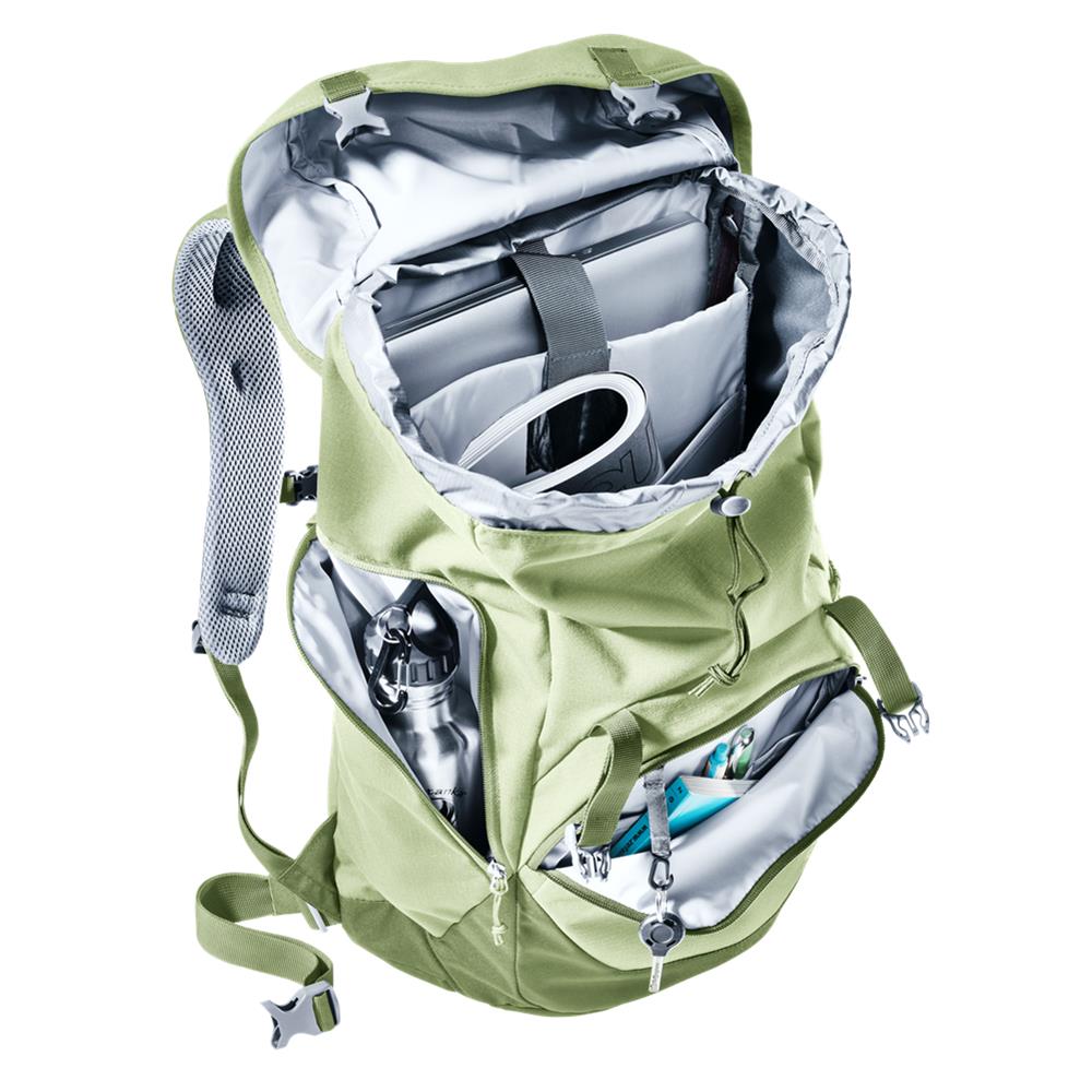 deuter Walker, Rucksack, mineral-grove (grün), 24L, mit Flaschenhalter und Laptopfach