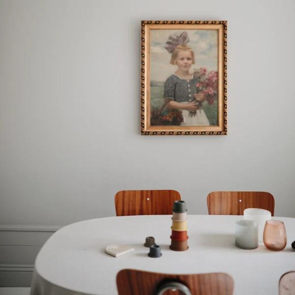 Mushie Motorik-Spielzeug Stapelbecher, Retro, BPA-frei