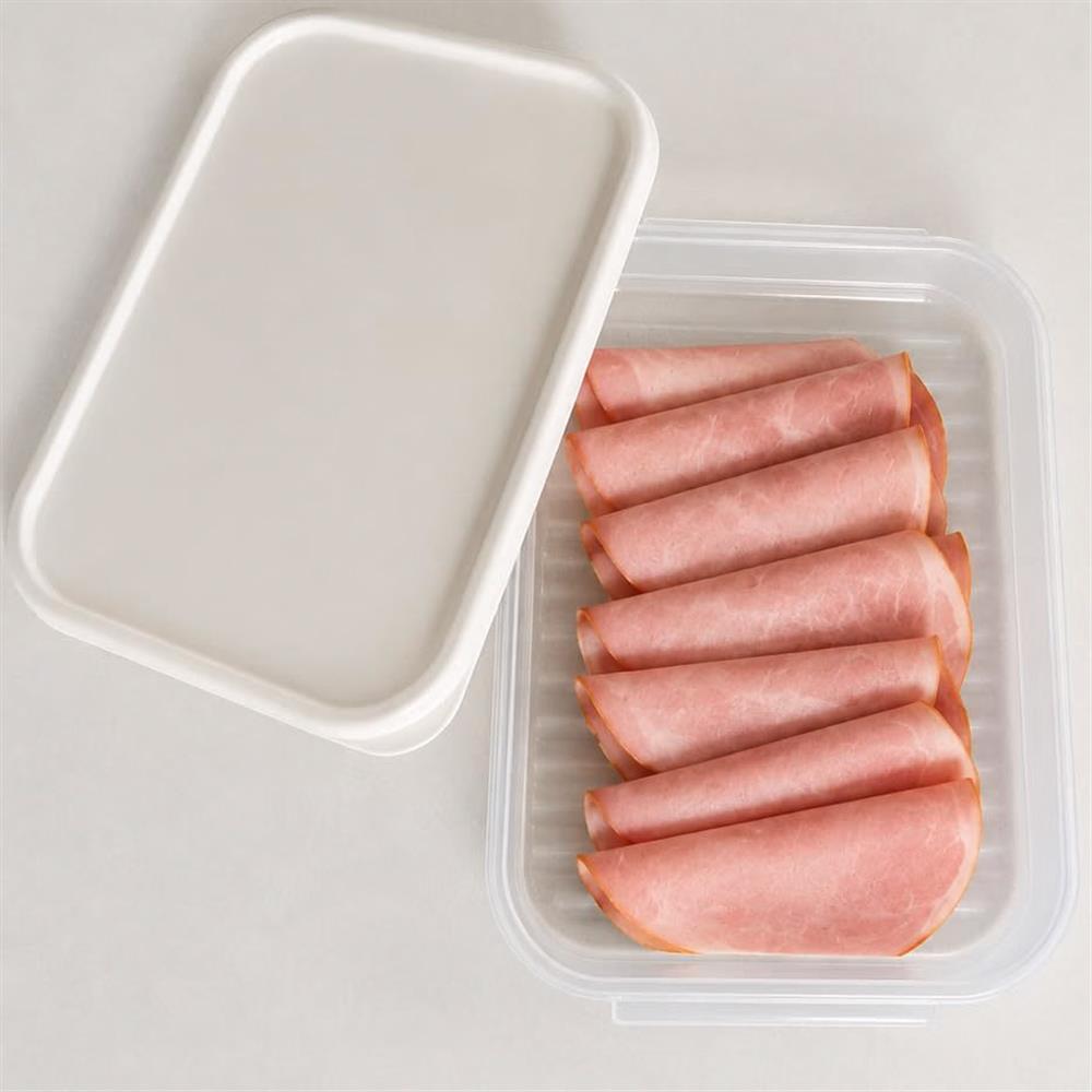 LocknLock Frischhaltedosen für Aufschnitt 1,2 L 6er Set - Aufschnittbox stapelbar BPA-frei