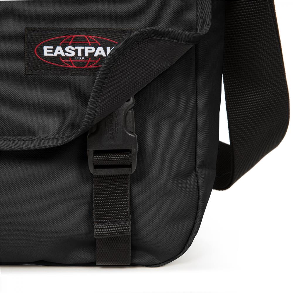 Eastpak DELEGATE +, Umhängetasche, Black (schwarz), 20L, Laptoptasche, Messenger-Tasche