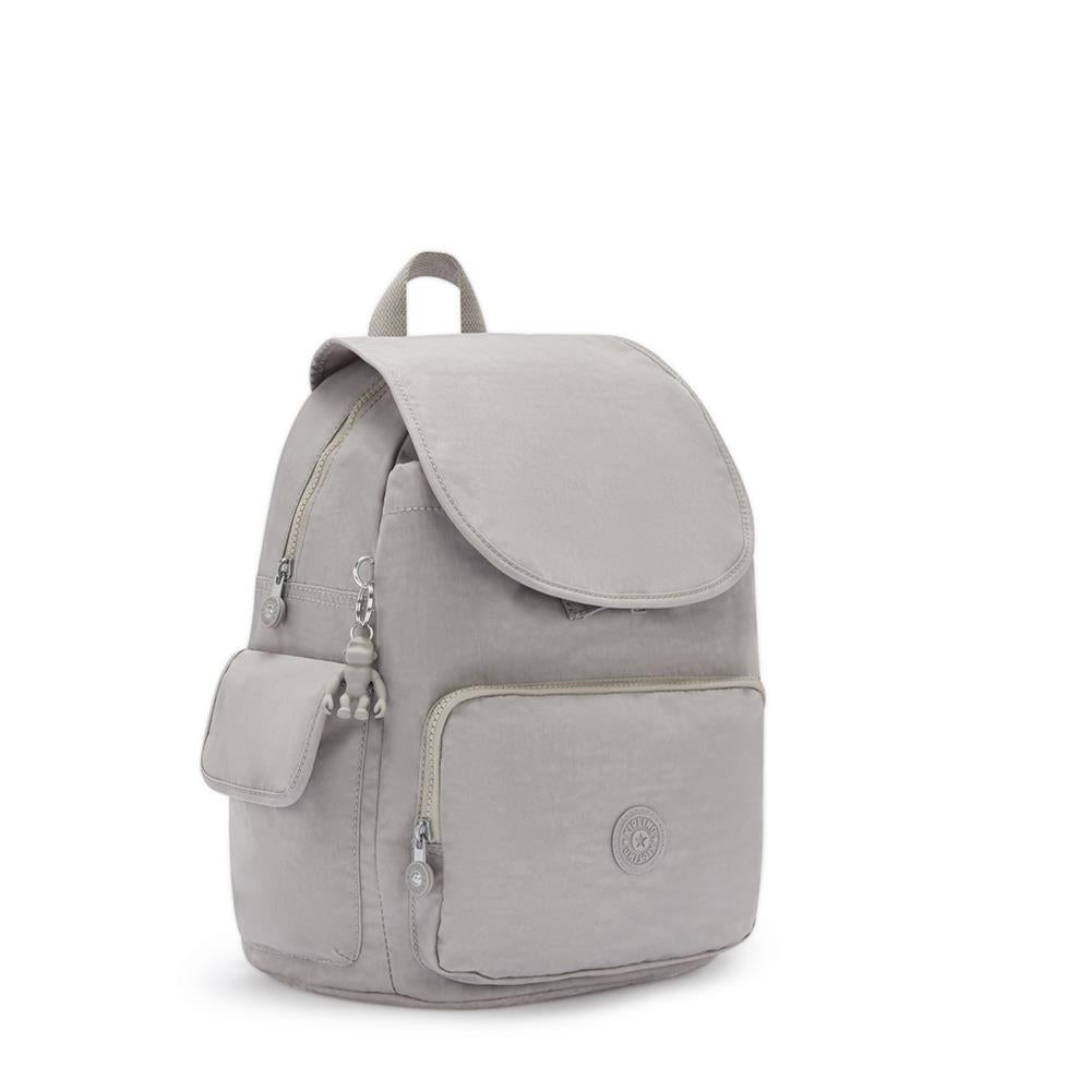Kipling CITY PACK Medium Rucksack Grey Gris Medium 16 Liter Grau