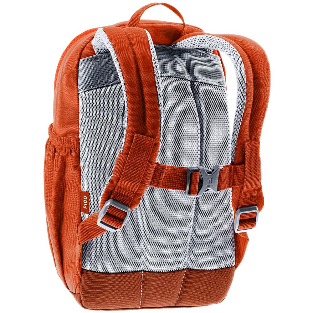 deuter Pico, Kinderrucksack, Dinosaurier Flame-Brick (rot), Kindergartenrucksack für Kinder ab 2 Jahre