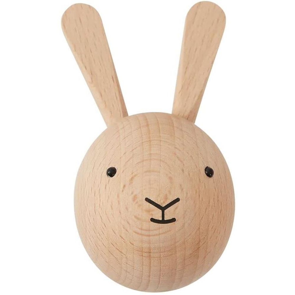 OYOY Mini - Wandhaken Hase, Buchenholz