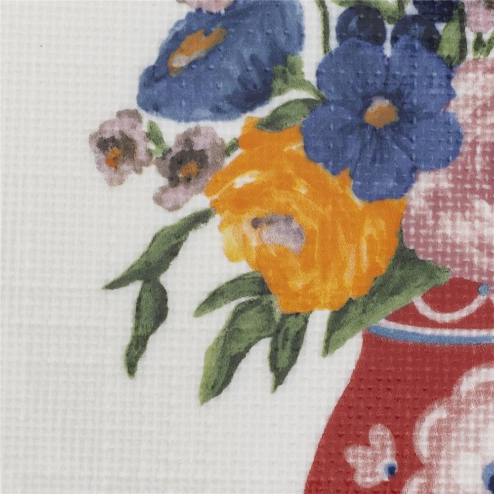 Bloomingville Dorothy Kuchenteller Bunt Steingut D28xH9 cm – Tortenplatte auf Fuß