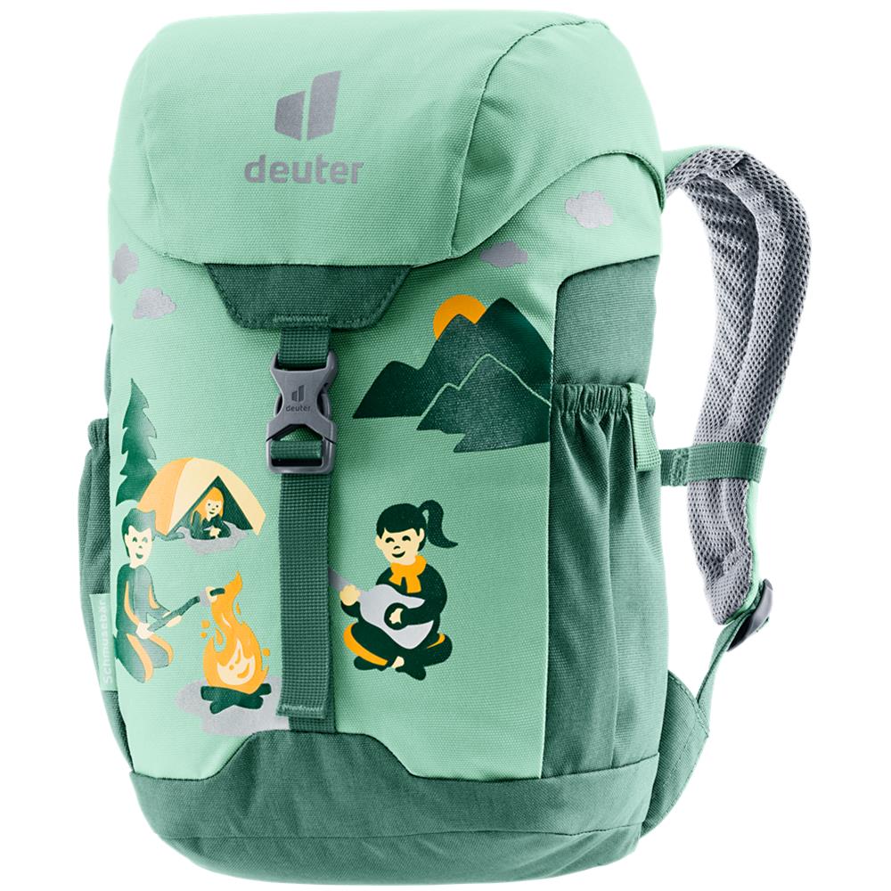 deuter Schmusebär, Kinderrucksack, Camping (grün), Kindergartenrucksack