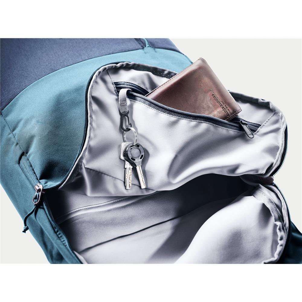 deuter UP Seoul, Rucksack, ink-atlantic (blau), 26L, mit Flaschenhalter und Laptopfach