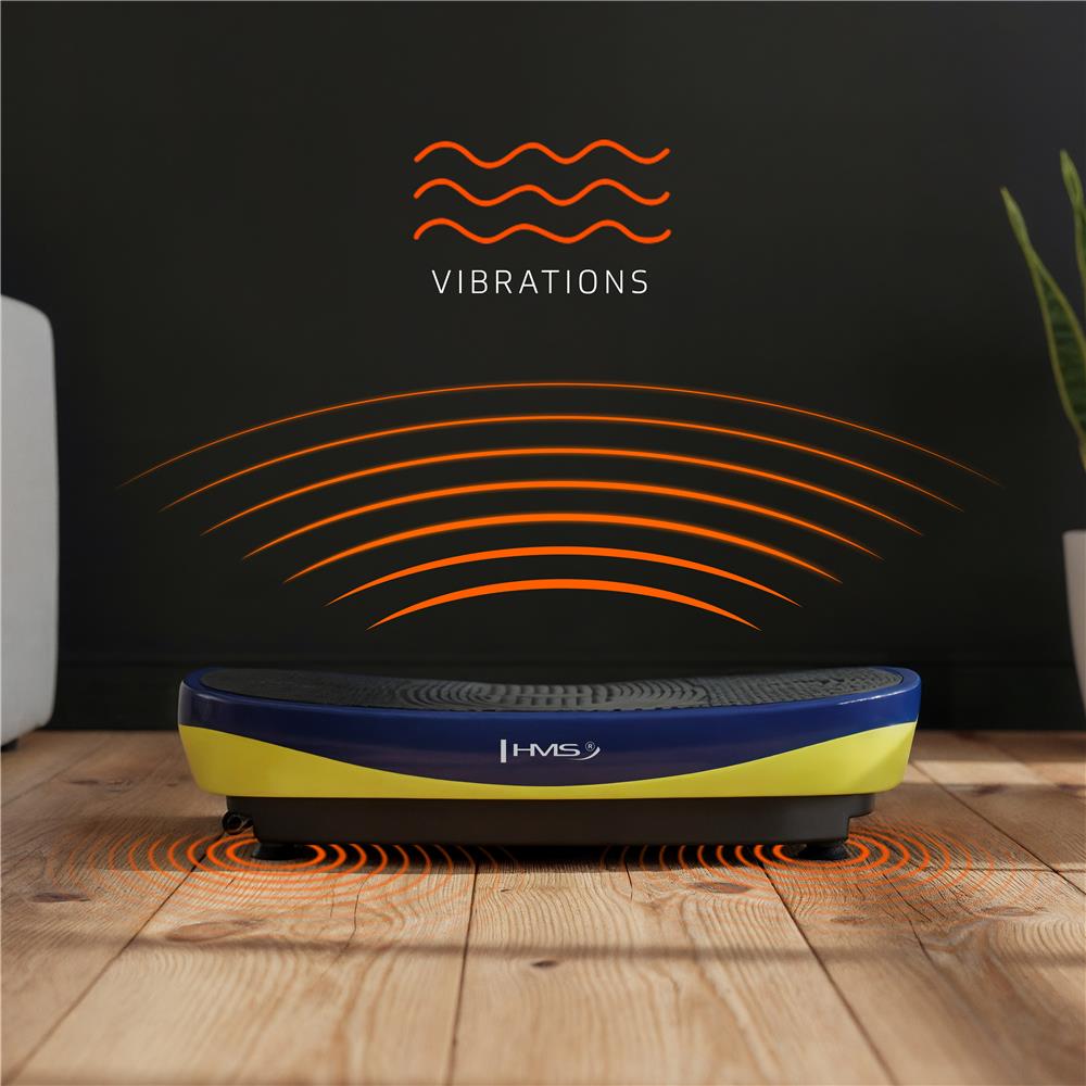 Vibrationsplatte mit 3D-Matte, Bluetooth und Lautsprecher | HMS SVP11