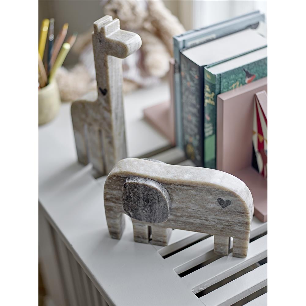 Bloomingville MINI Camy Dekofigur, Giraffe, Dekoration für das Kinderzimmer, aus Marmor