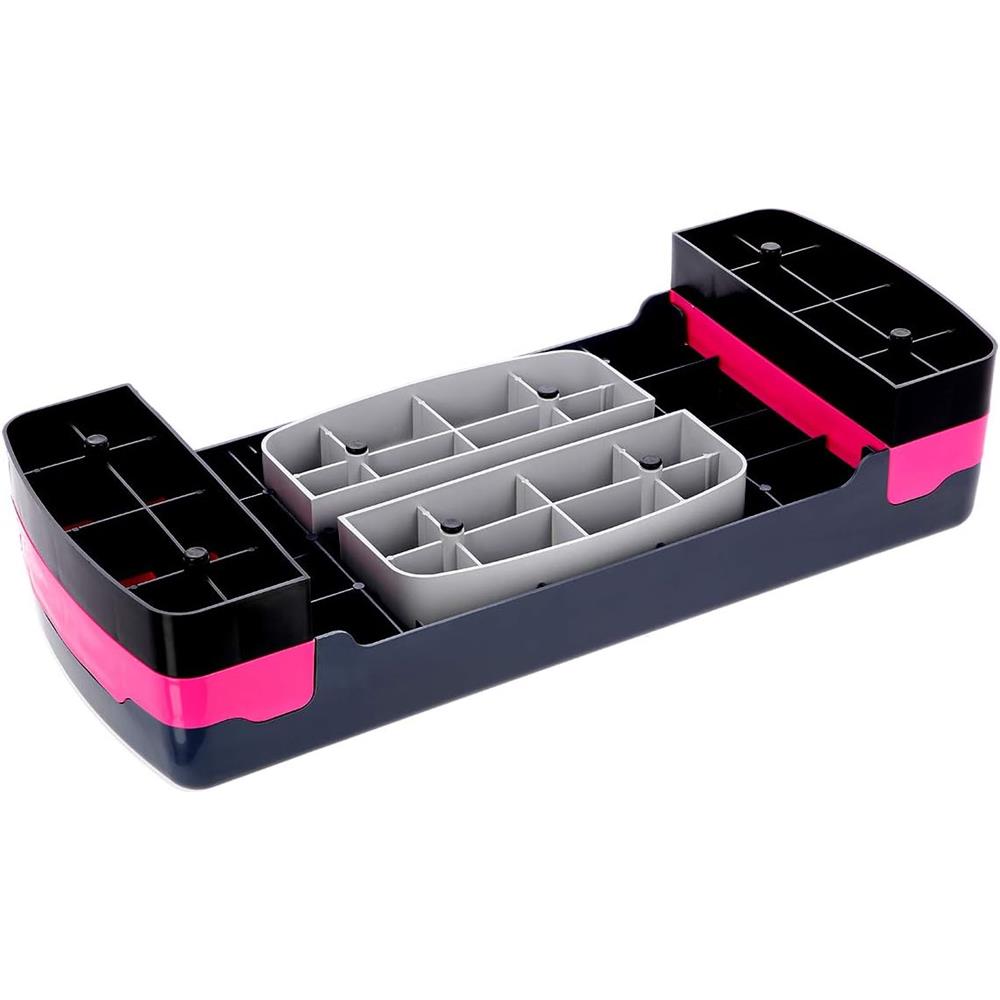 Aerobic Stepper 3-fach höhenverstellbar Schwarz/Pink für Fitness und Workout | HMS AS002
