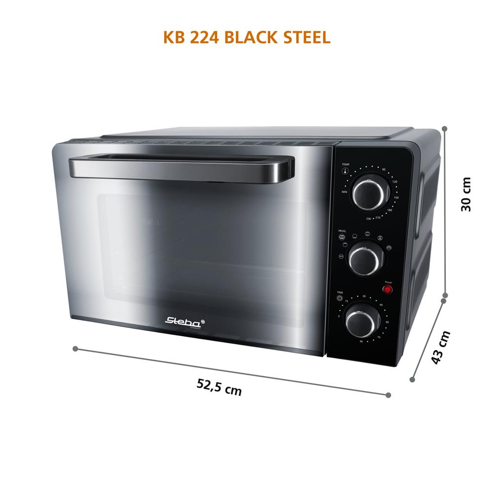 Steba Grillbackofen KB 224 BLACK STEEL