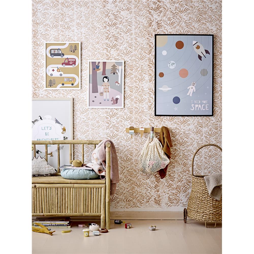 Bloomingville MINI Zyon Kleiderhaken Eis am Stiel Holz Wandgarderobe Kindergarderobe dänisches Design