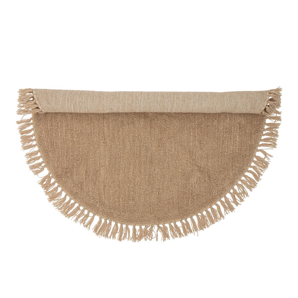 Bloomingville Lenea Teppich, Braun, Wolle D110 cm