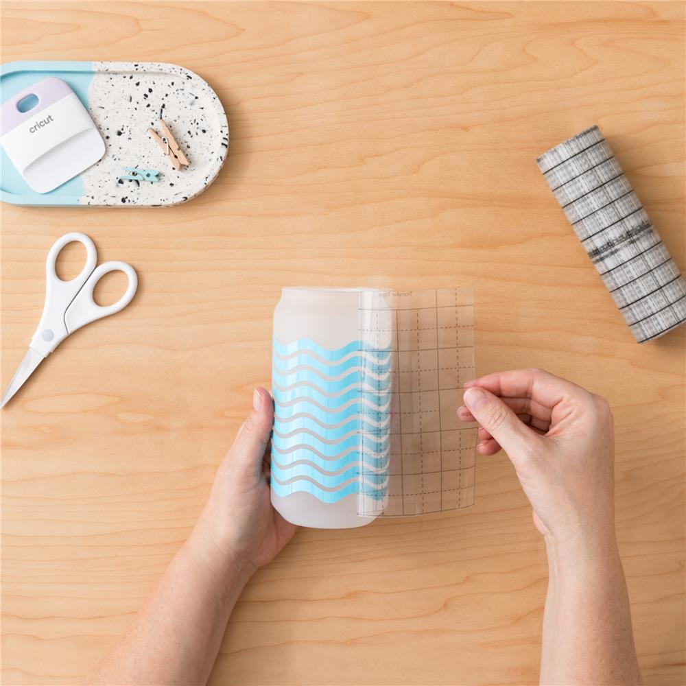 Cricut Joy Transferklebeband ohne Trägerfolie Transparent 13,9cm x 3,04m 1 Rolle
