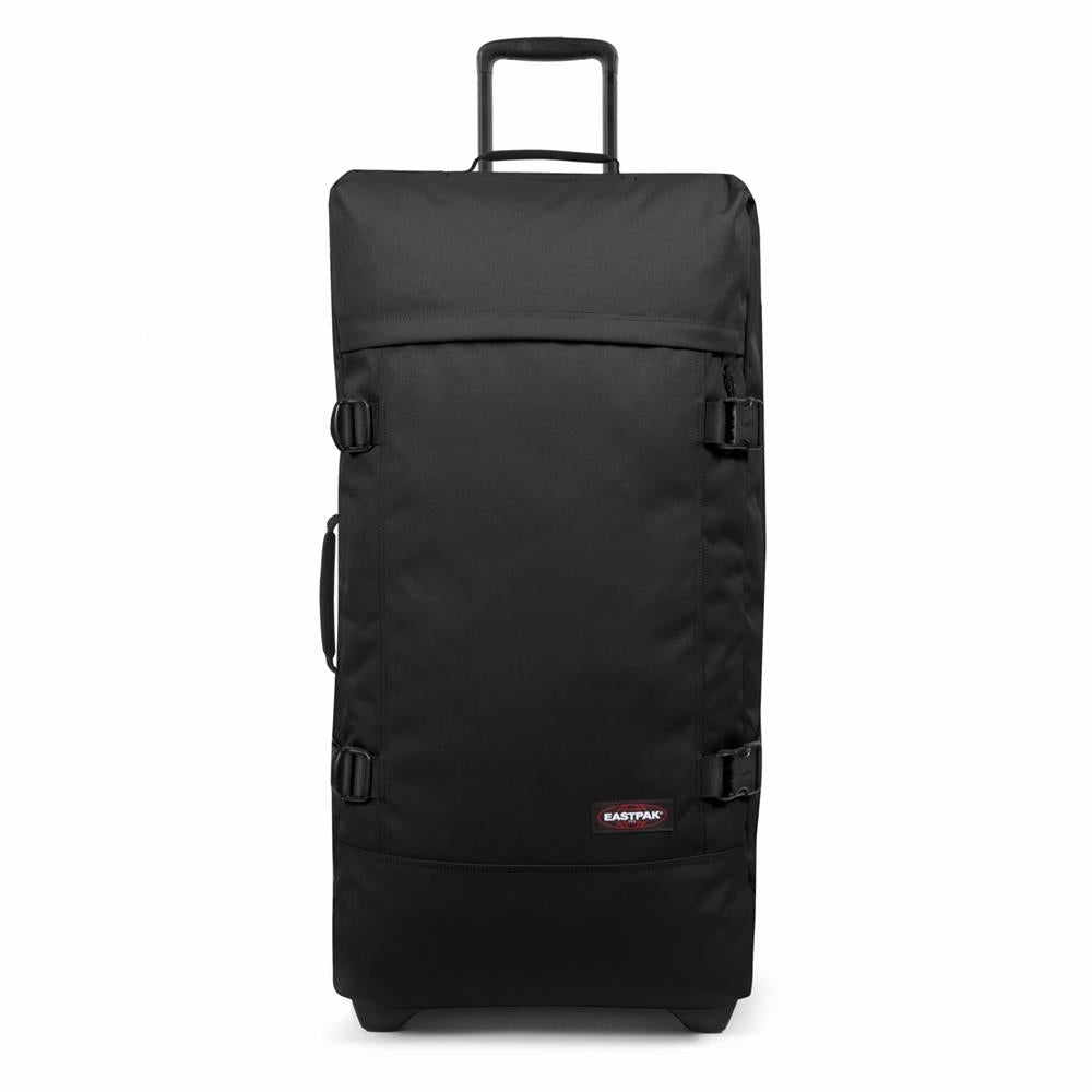 Eastpak TRANVERZ L, Großer Reisetrolley, Black (schwarz), 121L, Rollkoffer mit 2 Rädern und TSA-Schloss