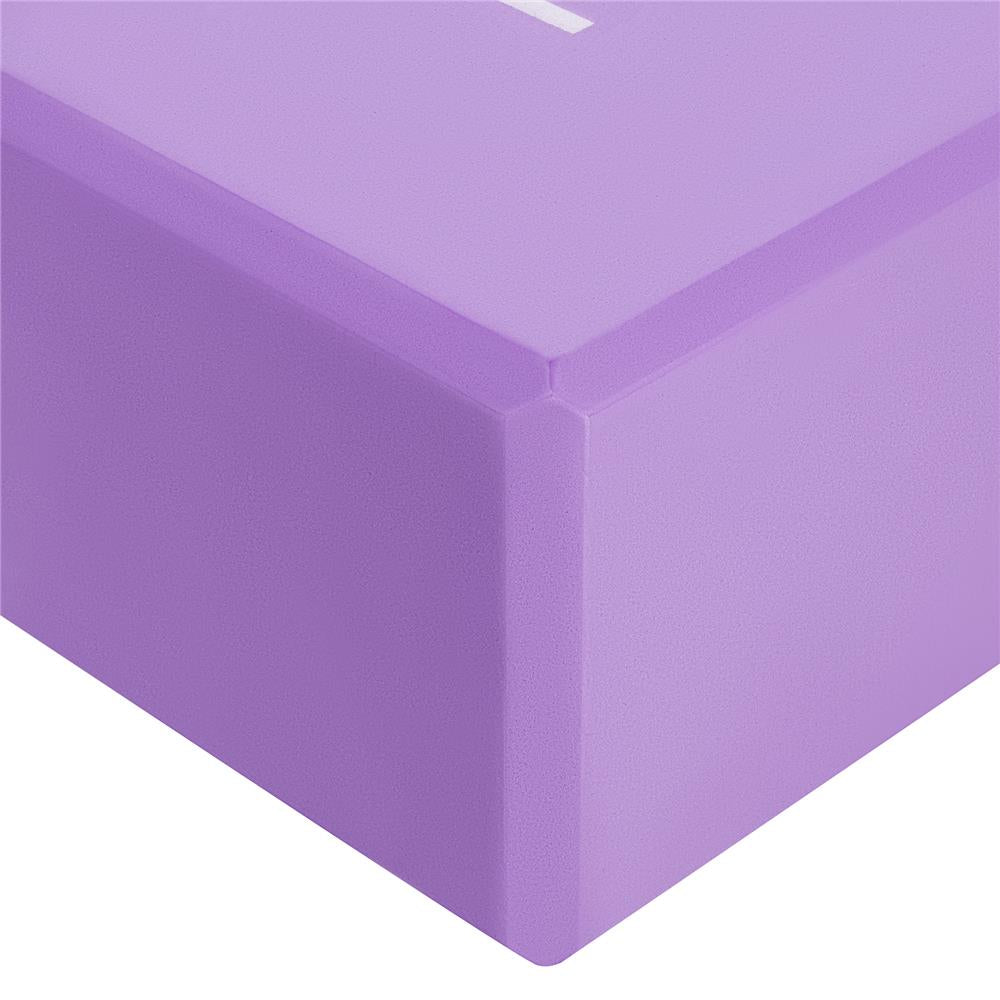 Yoga Block Violett Yogaklotz für Yoga, Pilates und Dehnübungen | HMS KJ01