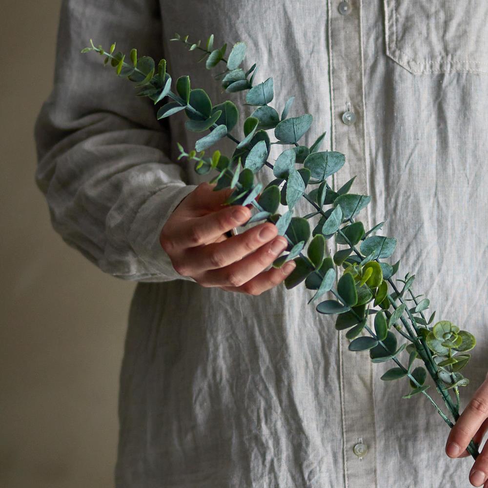 Bloomingville Eucalyptus Kunstblume Stiel Grün 76cm