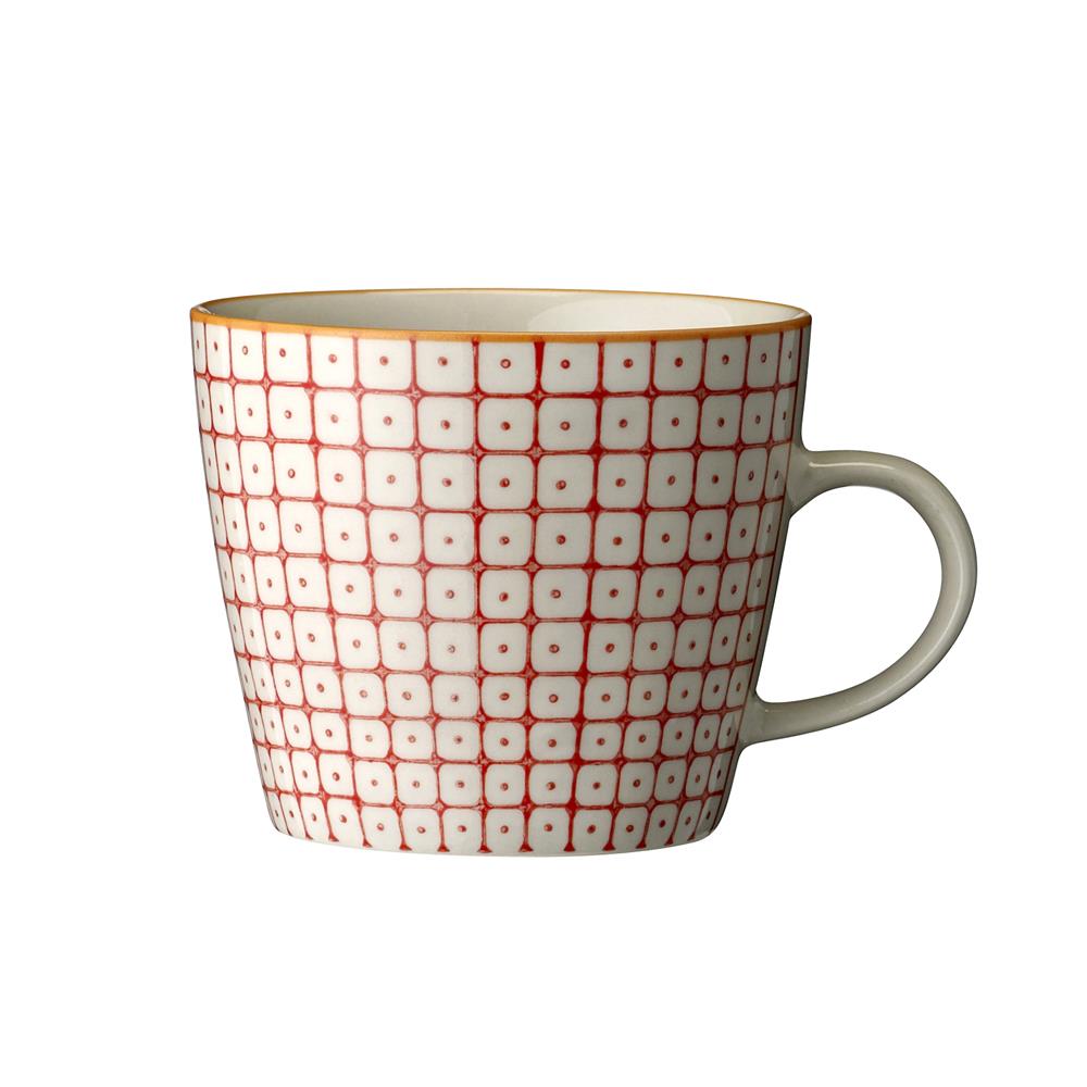 Bloomingville Carla Tassen, 6er Set, Bunt, 300ml, Steingut, dänisches Design