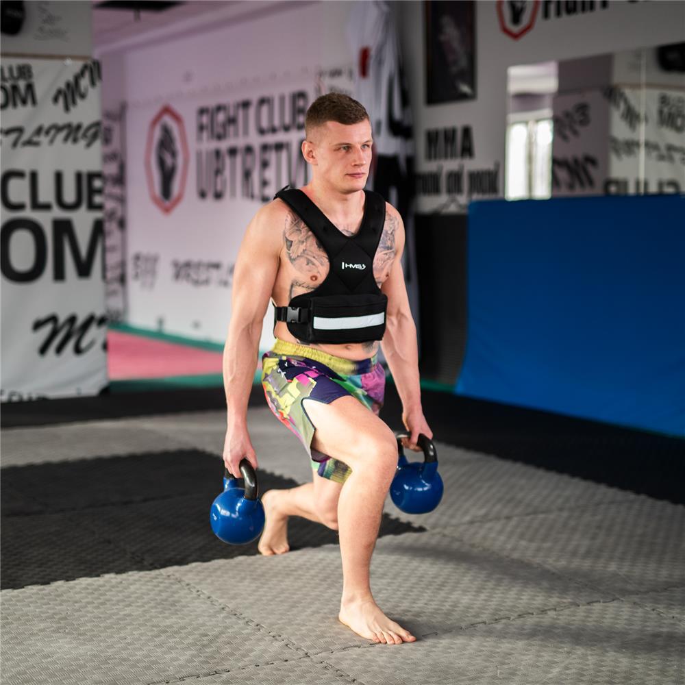 Gewichtsweste 9 kg Verstellbar für Kraft- und Lauftraining | HMS KOR09