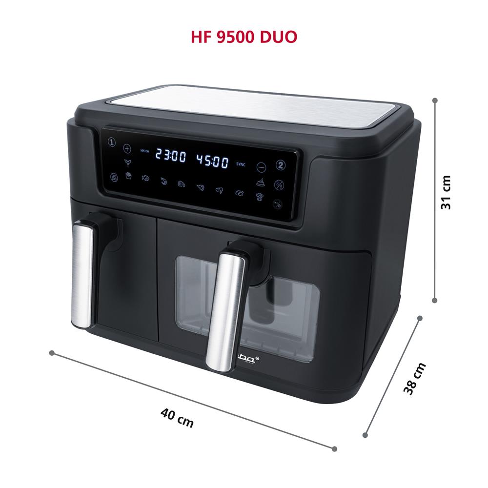 Steba Doppel-Heißluftfritteuse HF 9500 DUO