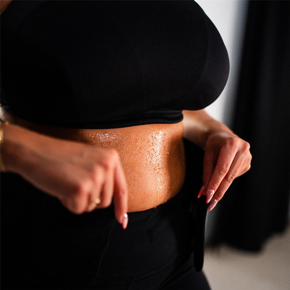 Bauchgürtel Neopren Plus Size Schwarz Fitnessgürtel | HMS BR163