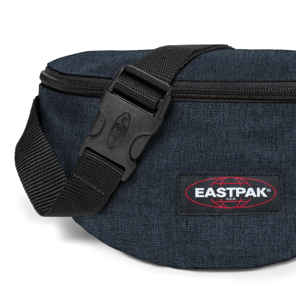 Eastpak SPRINGER, Kleine Umhängetasche, Triple Denim (blau), 2L, Bauchtasche