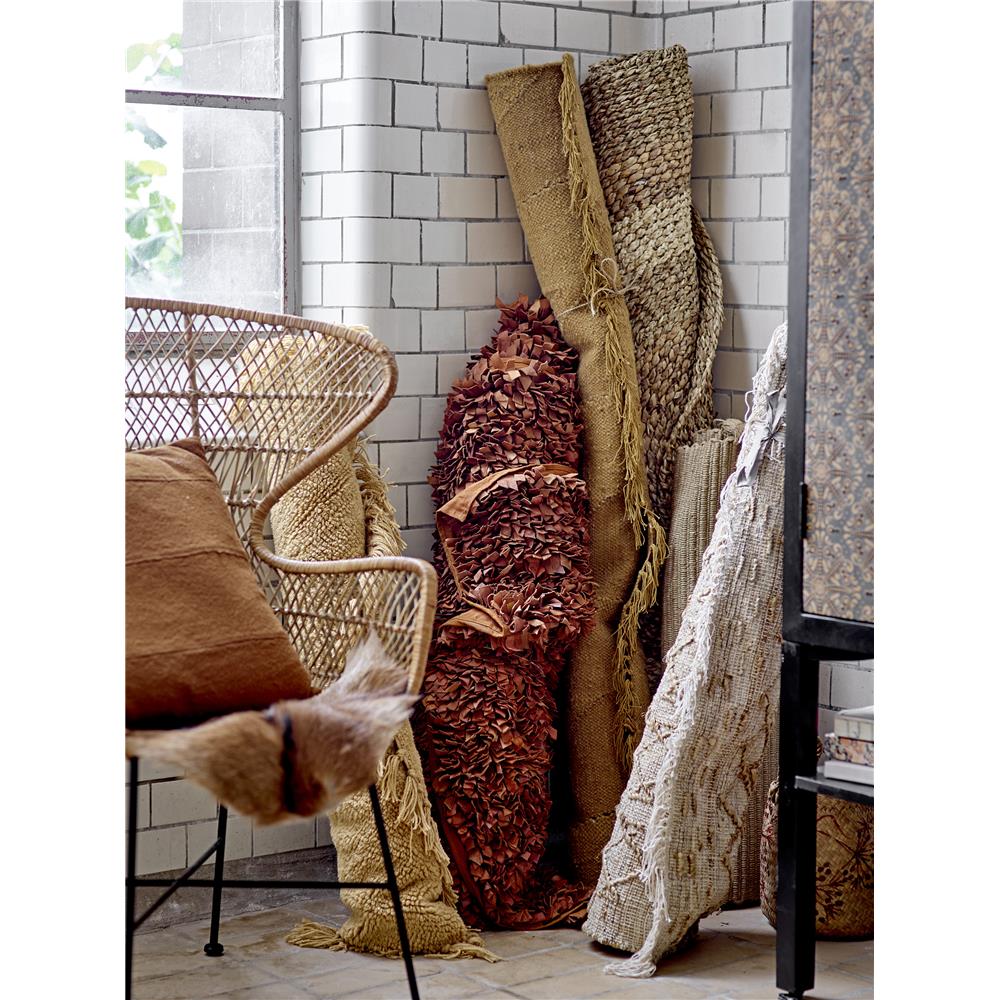 Bloomingville Kita Kissen, Braun, Baumwolle L45 x B45 cm