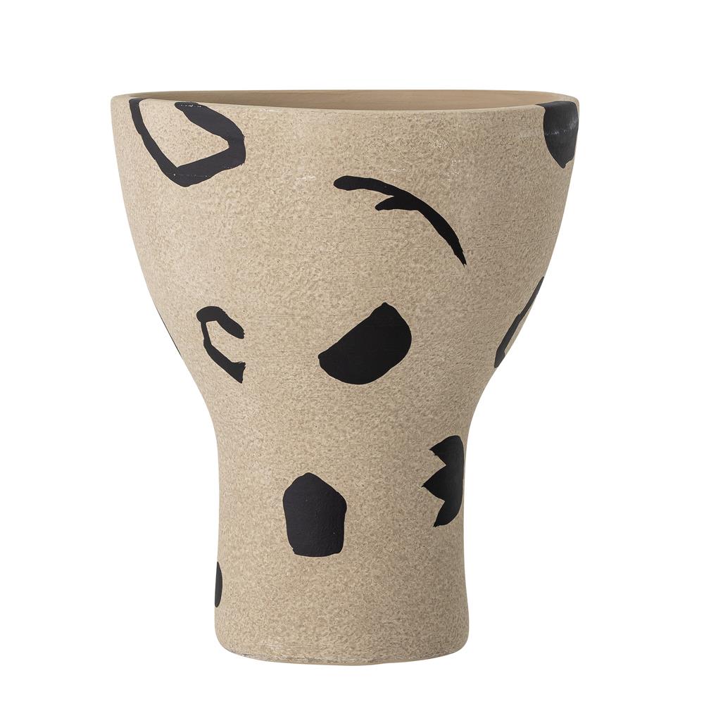 Bloomingville Nans Deko-Vase Terrakotta 23 x 27 cm Beige
