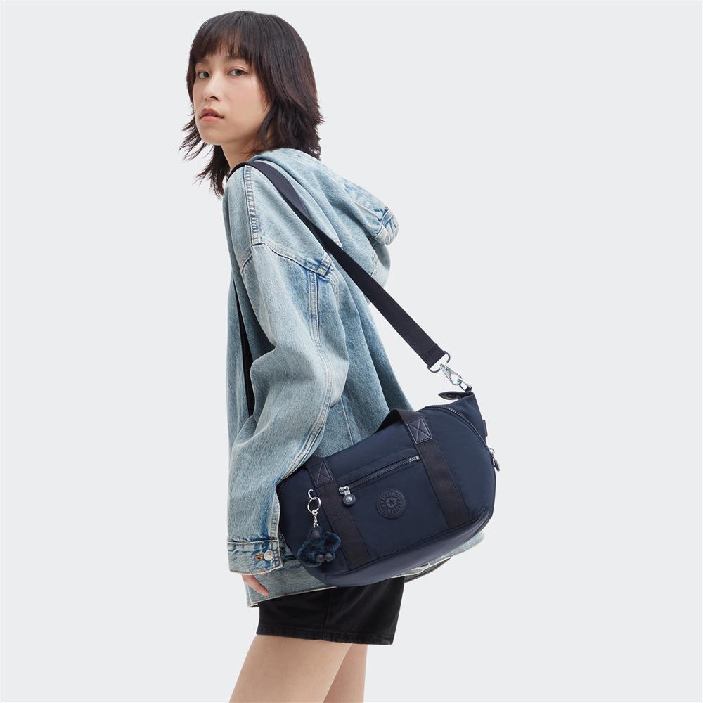 Kipling ART MINI, Mini Tote Bag, Blue Bleu 2 (blau), Handtasche mit Schultergurt