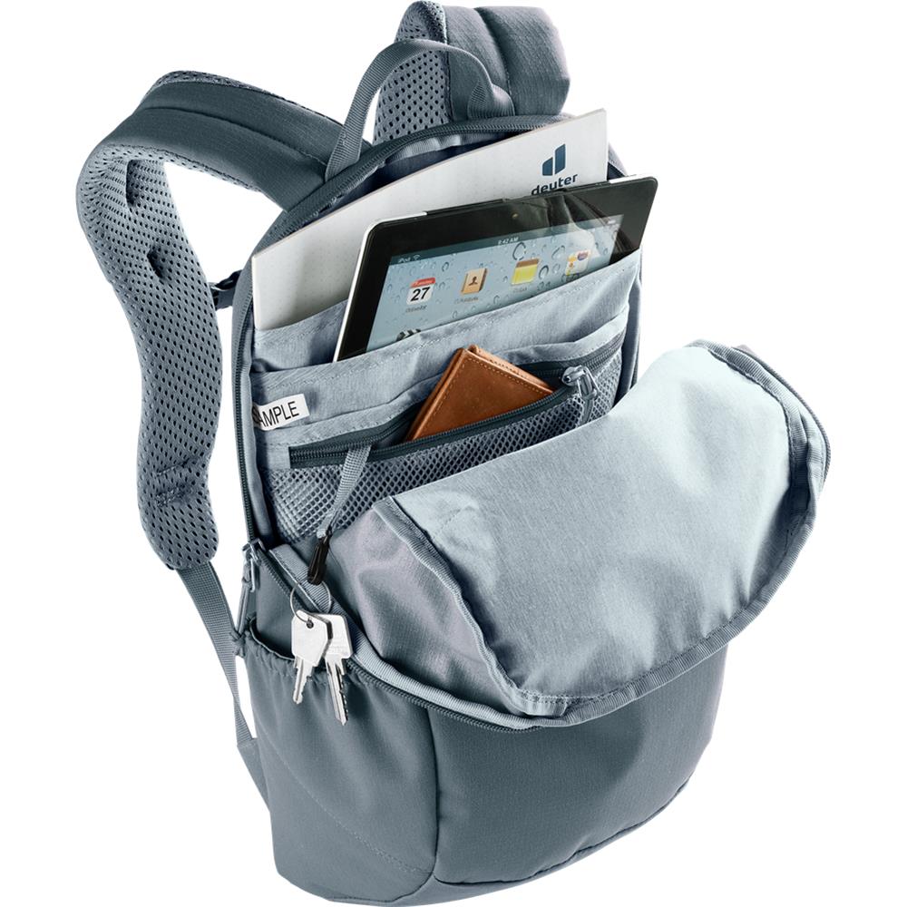 deuter Stepout, Rucksack, black (schwarz), 12L, mit Flaschenhalter und Tabletfach