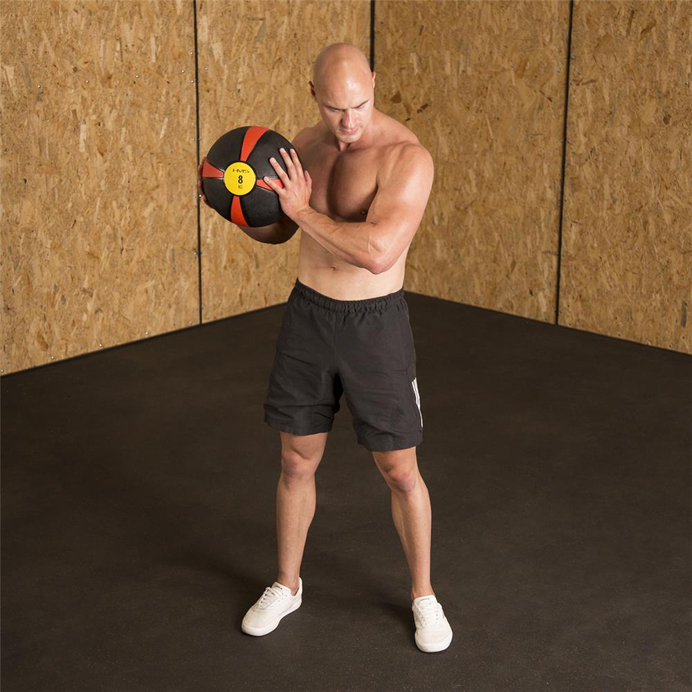 Medizinball 6 kg Trainingsball für Kraft Koordination Fitness | HMS NK6