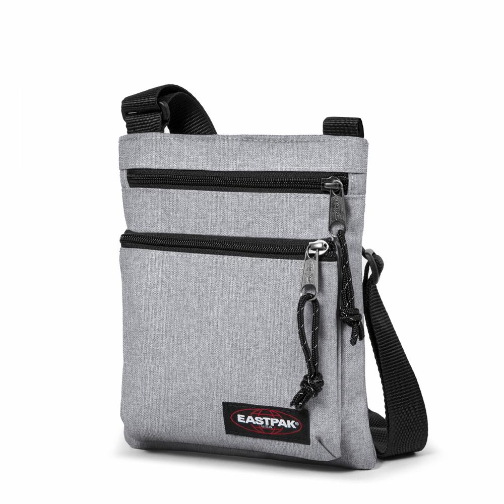 Eastpak RUSHER, Kleine Umhängetasche, Sunday Grey (grau), 1,5L, Schultertasche