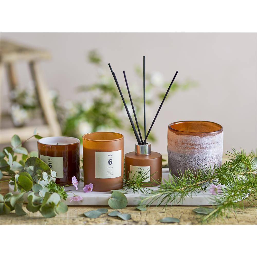 Bloomingville NO. 6 - Sequoia Scent Duftstäbchen, Braun, Duftflüssigkeit, Vanille, Sandelholz