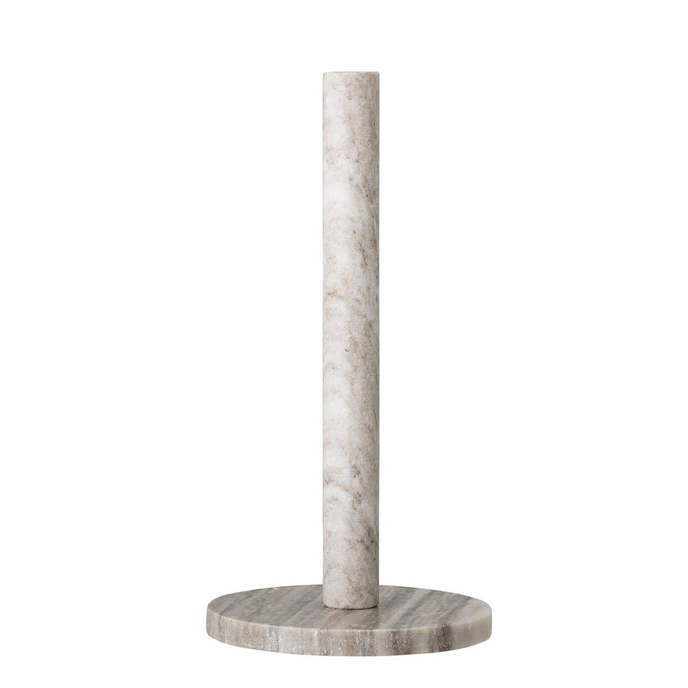 Bloomingville Emy Küchenpapierhalter Marmor 15 x 30 cm Küchenrollenhalter Küchenpapierständer