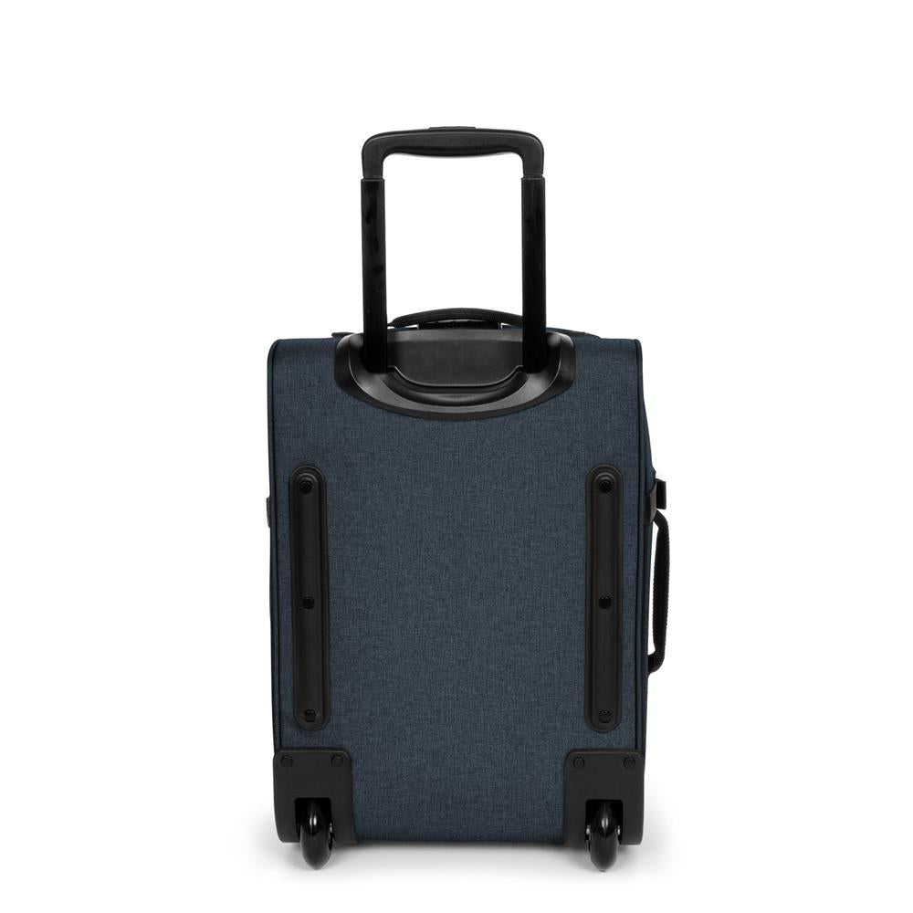 Eastpak TRANVERZ XXS, Kleiner Reisetrolley, Triple Denim (blau), 25L, Rollkoffer mit 2 Rädern und TSA-Schloss