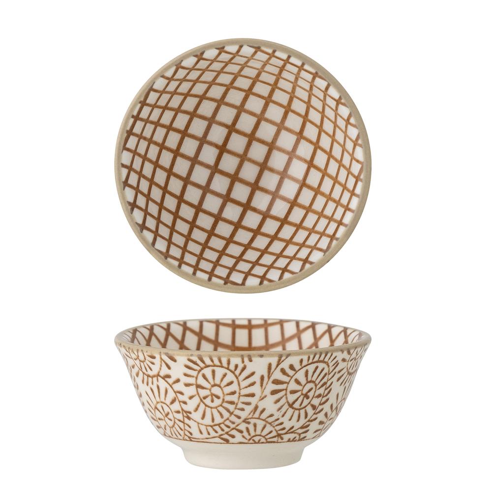 Bloomingville Maple Schüssel, Orange, 35ml, Steingut, dänisches Design