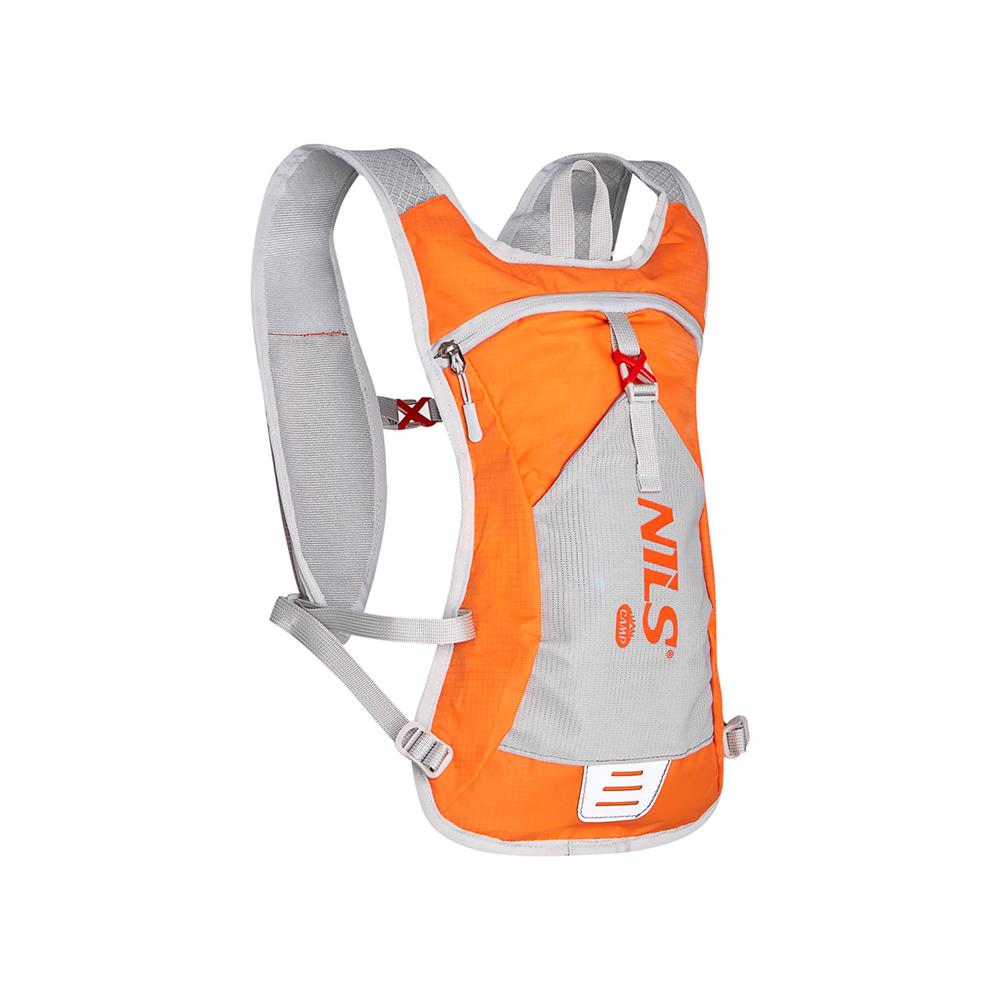 NILS CAMP Laufrucksack Tripper 10L Orange - Outdoor Rucksack Joggen Wandern Fahrrad