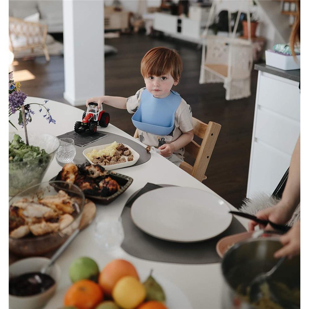 Mushie Kinderschüssel 2er Set, Woodchuck, rund, BPA-frei