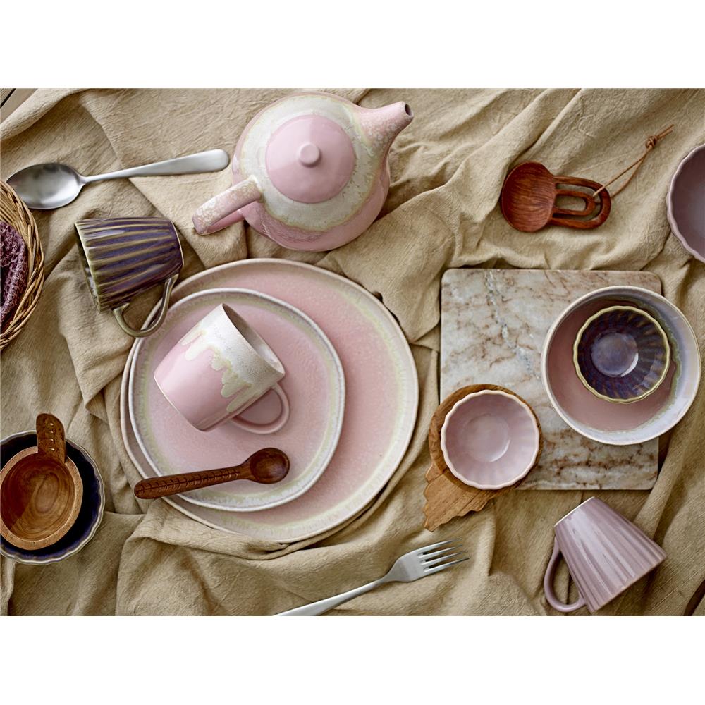 Bloomingville Louisa Tasse in Rose, 310ml, aus Steingut