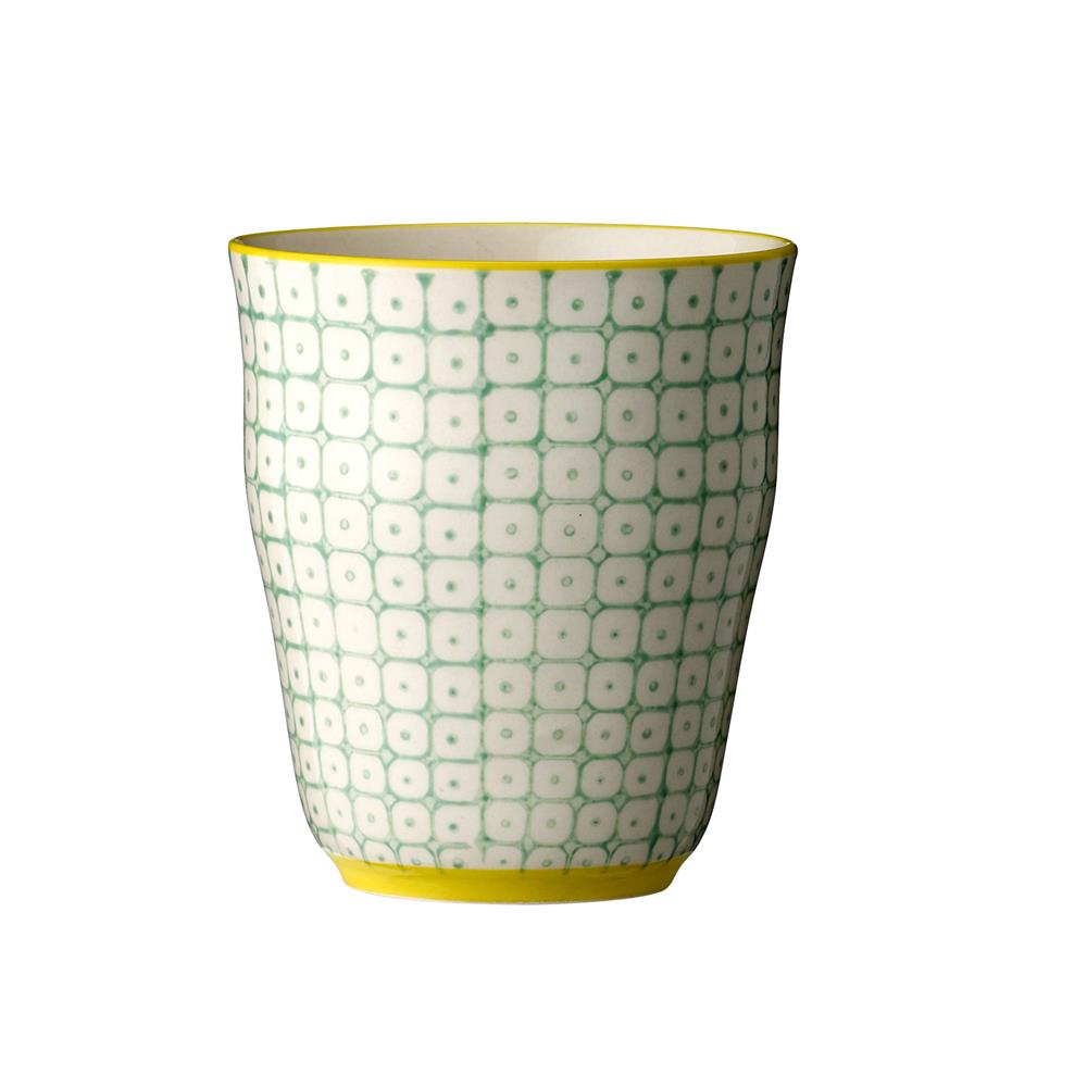 Bloomingville Carla Becher, 6er Set, Bunt, 200ml, Steingut, dänisches Design