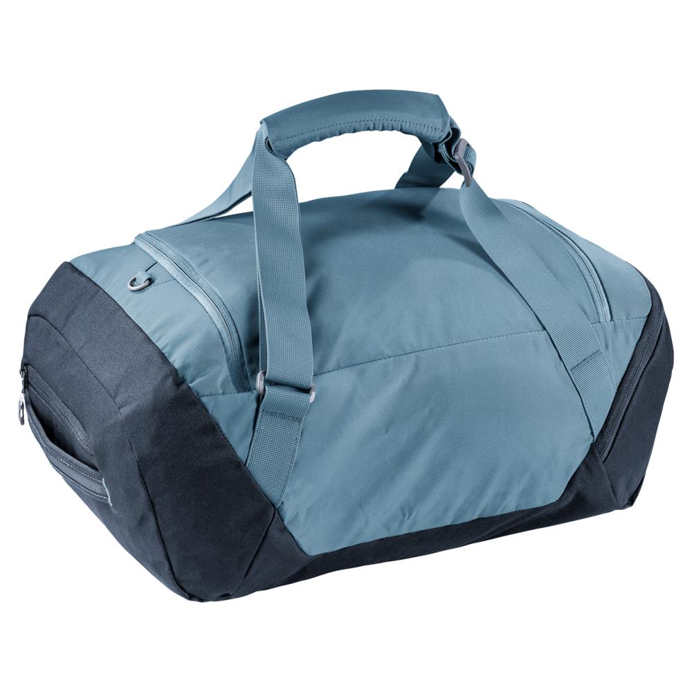 deuter Duffel 35, Reisetasche, atlantic-ink (blau), 35L, Duffelbag mit Seitentasche, Netzinnentasche