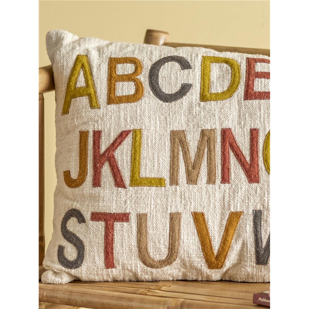 Bloomingville MINI Lexi Kissen, Natur, Baumwolle, 60x40 cm, Kinderzimmer, dänisches Design