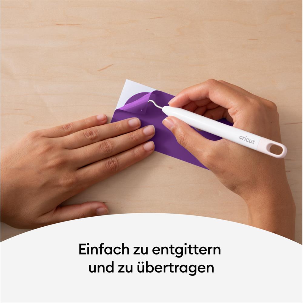 Cricut Wärmeaktivierte Vinyl Folie HOT Lila Farbveränderung gestalten dekorieren Vinylaufkleber