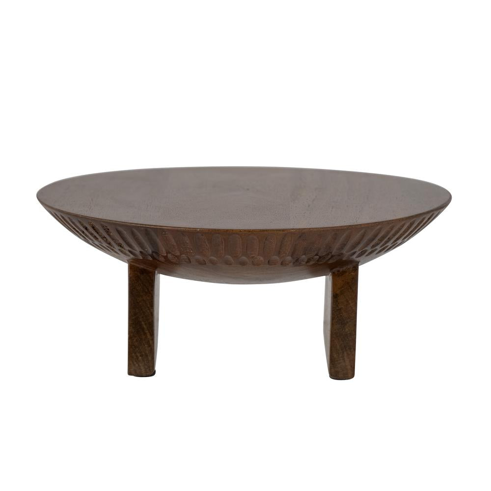 Bloomingville Miho Kuchenplatte, Braun, Mangoholz D25,5xH10 cm