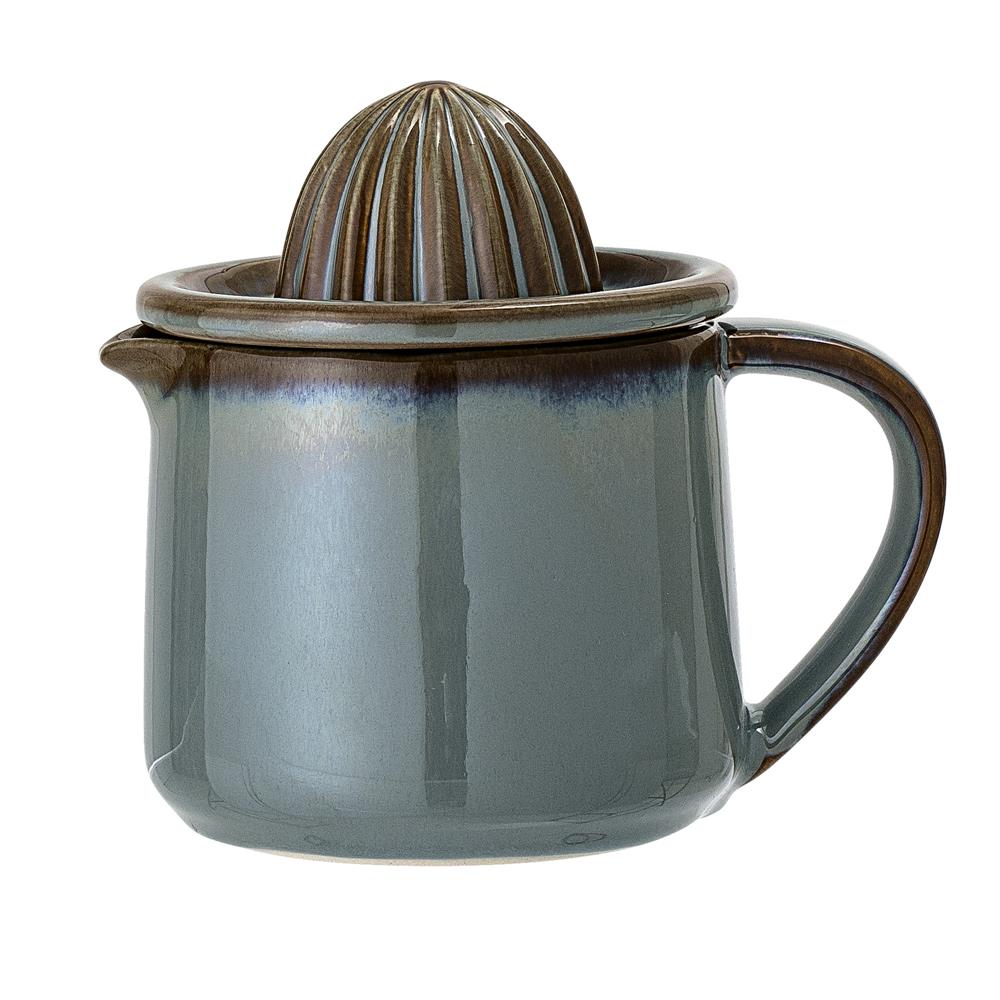 Bloomingville Pixie Zitronenpresse, Grün, Steingut, dänisches Design