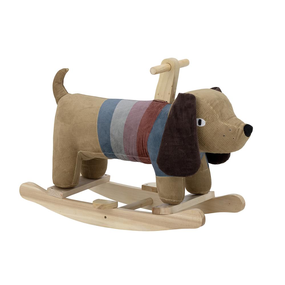 Bloomingville MINI Charlie Schaukelhund braun Schaukelspielzeug ab 12 Monate