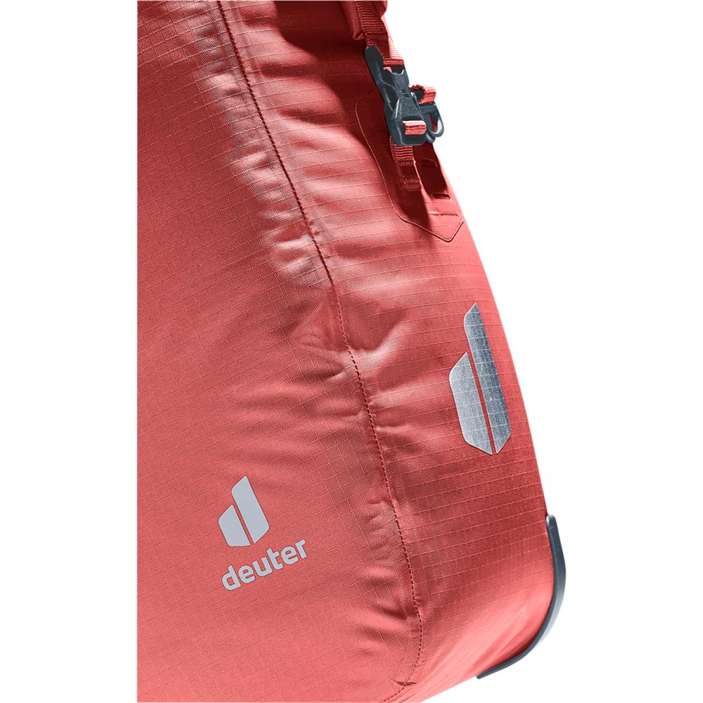 deuter Weybridge, Fahrradtasche, redwood (rot), 25L+5L, mit Bagfix-Halterung